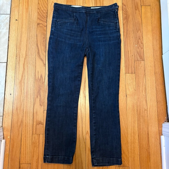 ✨Pilcro And The Letterpress✨ Anthropologie High Rise Denim Leggings Jeans Sz 28 - Picture 2 of 16